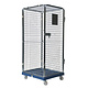 Security Roll Container - 810x720x1800mm, Plastic Base, Lockable