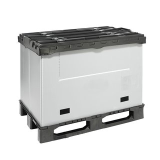 Pallet Box -1220x820x928mm, Plastic, Collapsible, 630 L