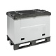 Pallet Box -1220x820x928mm, Plastic, Collapsible, 630 L