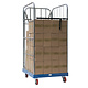 Roll Container 2 Sided - 810x720x1620mm, Plastic Base