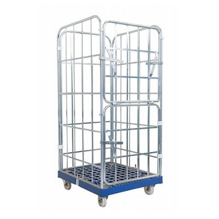 Roll Container 4 Sided - 810x720x1620mm, Folding Gate