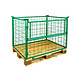 Metal Pallet Converter -1200x800x800mm, Folding, Green