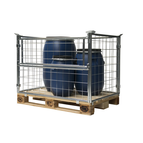 Pallet Converter-1200x800x800mm, Galvanised Metal, Foldable