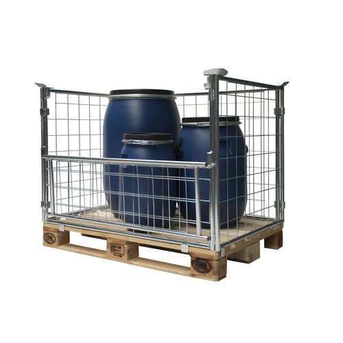 Pallet Converter-1200x800x800mm, Galvanised Metal, Foldable