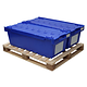 Pallet - 1200x1000x136mm, Wood, Perimeter Base, 750kg Load