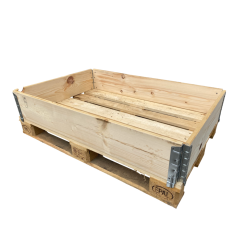 Pallet Collar - 1200x800mm, Wood, 2 Plank Parts, New