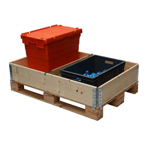 Pallet Collar - 1200x800mm, Wood, 2 Plank Parts, New