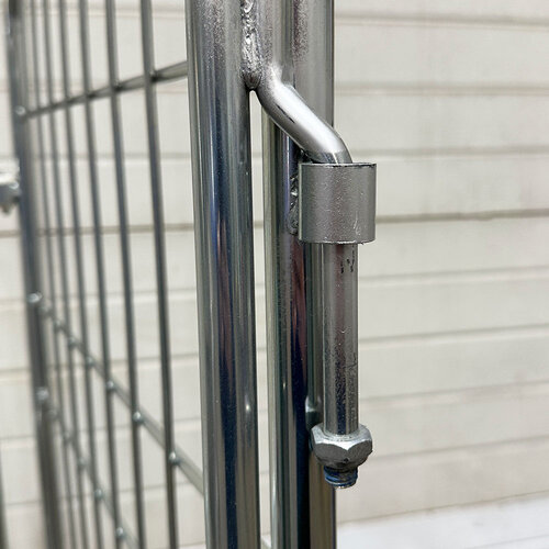 Laundry Roll Container 4 Sided - 680x680x1700mm, Split Gate, Used