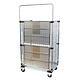 Order Picking Trolley - 900x640x1800mm - 2 Folding Shelves