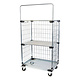 Order Picking Trolley - 900x640x1800mm - 2 Folding Shelves