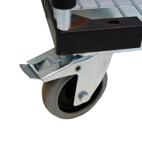 Order Picking Trolley - 900x640x1800mm - 2 Folding Shelves