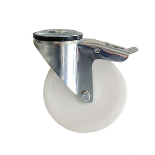 Braked Swivel Castor for Picking Trolley 46390