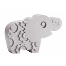 Blafre Lunchbox olifant | grijs