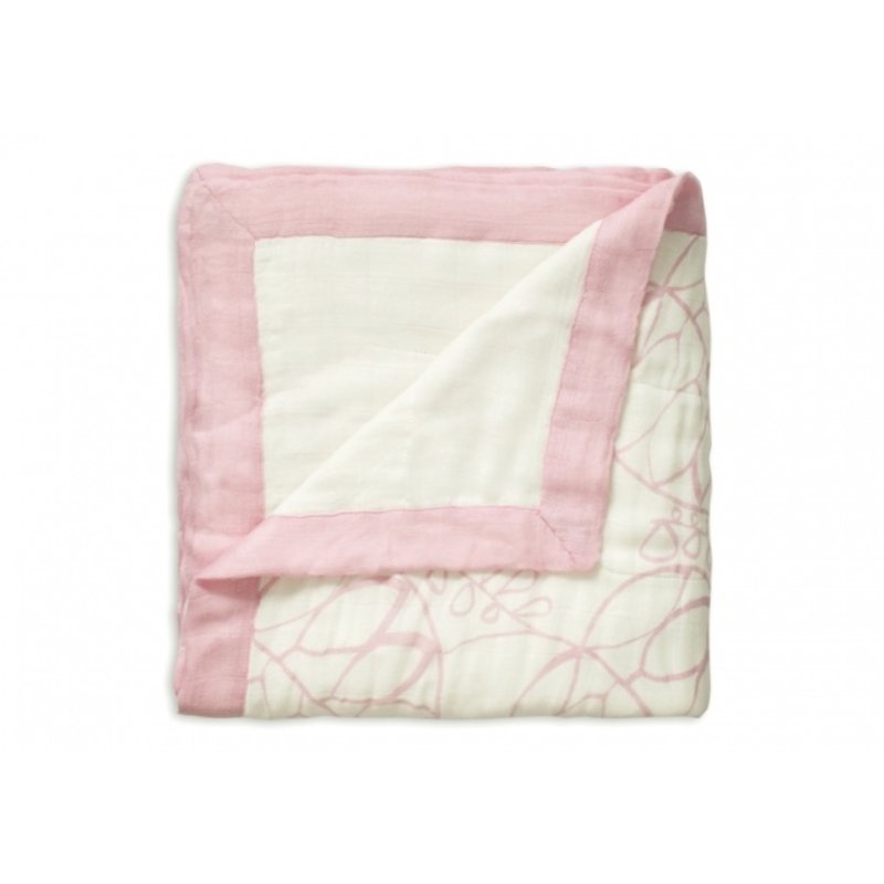 Aden + Anais Bamboo dream blanket | tranquility leafy