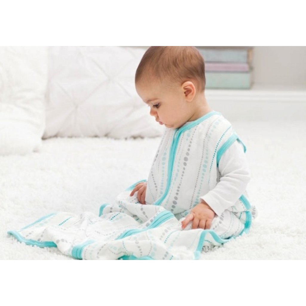 Aden + Anais Bamboo slaapzak | moonlight beads | 6-12M