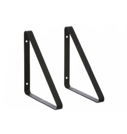 Ferm Living Metal shelf hangers | black