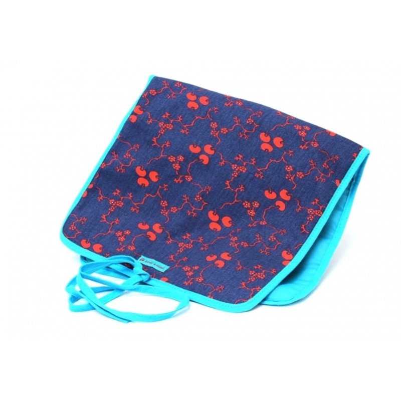 Froy & Dind Verschoningsmatje voor luiertas | pom blue & red