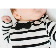 House of Jaimie Bow Tie babysuit little stripes