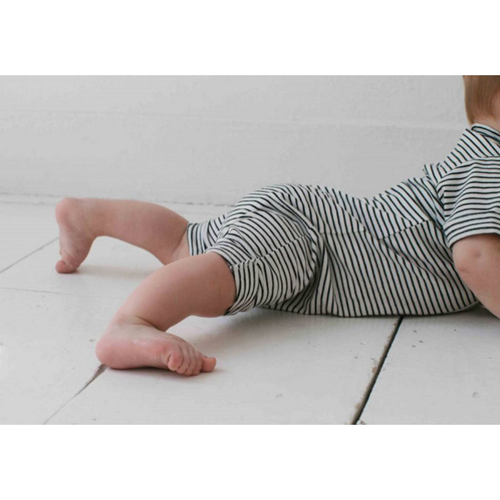 House of Jaimie Button suit Litlle Stripes