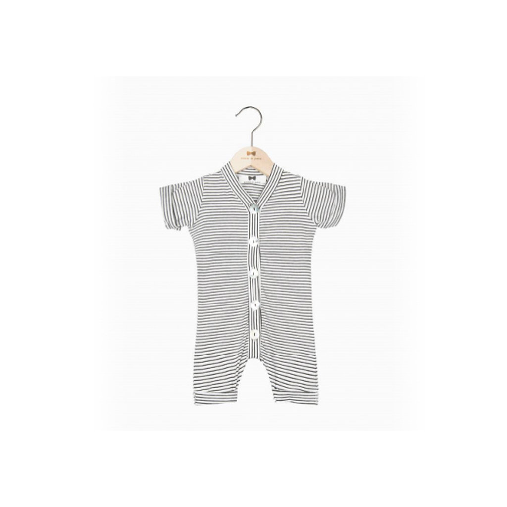 House of Jaimie Button suit Litlle Stripes