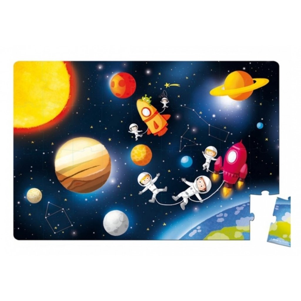 Janod Coole vloerpuzzel  - space & kids