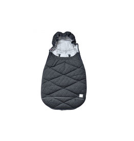 Lodger Mini bunker fleece voetenzak (0-12m) - donkergrijs