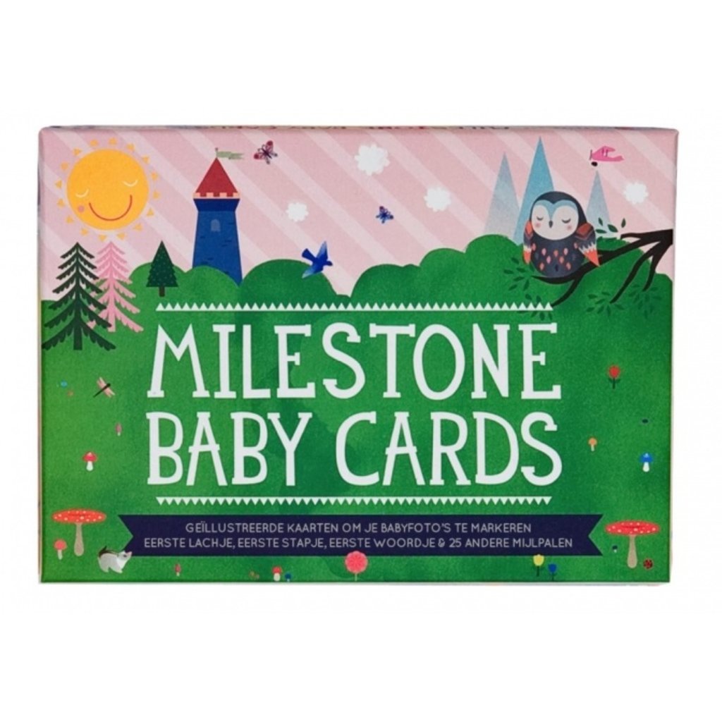 Milestone Baby Cards Baby Cards - nederlands