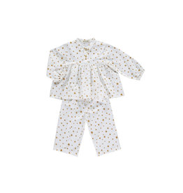 Nobodinoz Osaka short pyjama - mustard stars