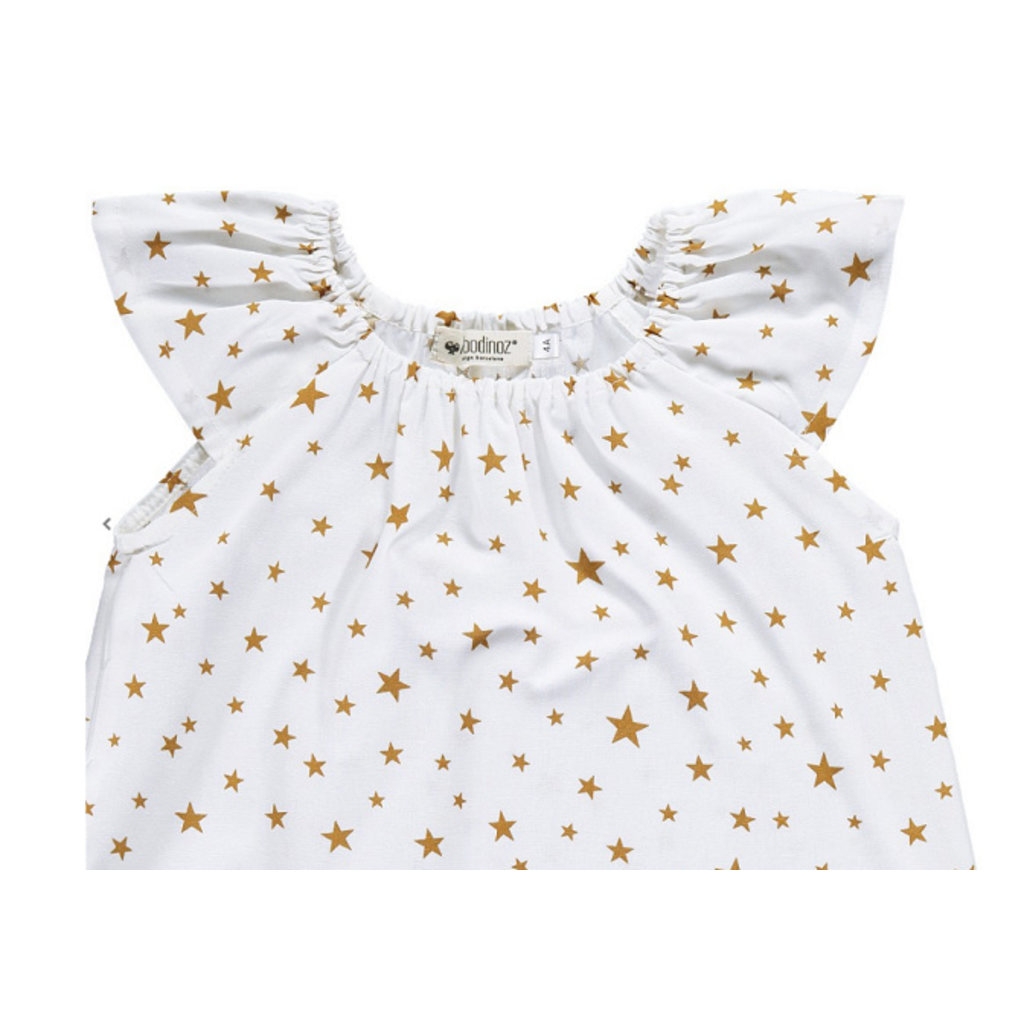 Nobodinoz Stylish slaapkleedje Kandy - mustard stars