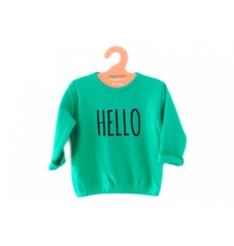 organicZOO Hello Sweatshirt - green