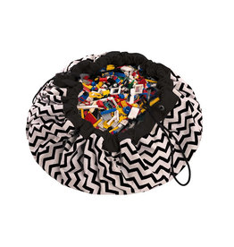 Play & Go Opbergzak zig zag black