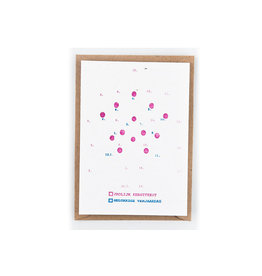 Studio Flash Greeting card - connect the dots