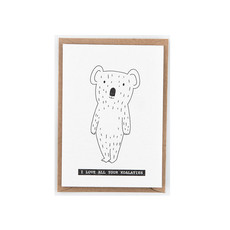 Studio Flash Greeting card - koala