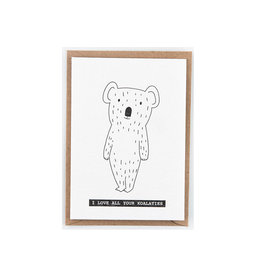 Studio Flash Greeting card - koala