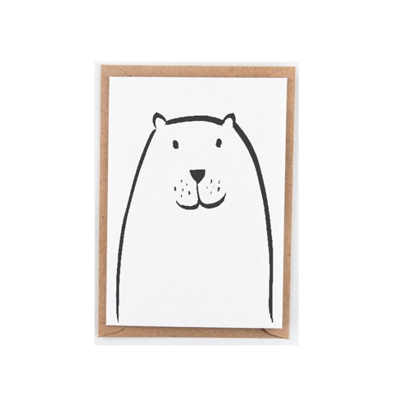 Studio Flash Greeting card - walrus