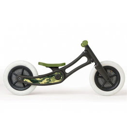 Wishbone bike Coole sticker - camo groen