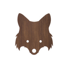 Ferm Living Wandlamp Fox | Smoked oak