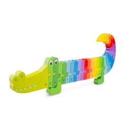 New Classic Toys Alfabet Puzzel Krokodil