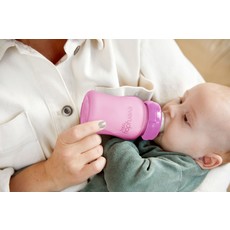 Everyday Baby Glazen fles Heat Sensing 150 ml | Cerise Pink
