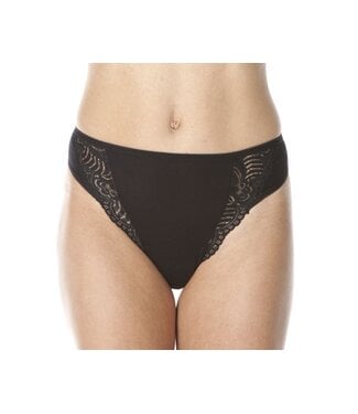 Swaens Bamboo Underwear String Zwart