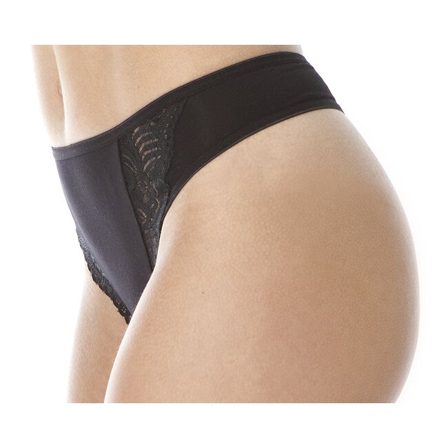 Swaens Bamboo Underwear String Zwart - set van 3