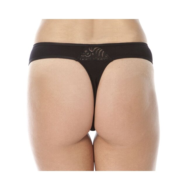 Swaens Bamboo Underwear String Zwart - set van 3