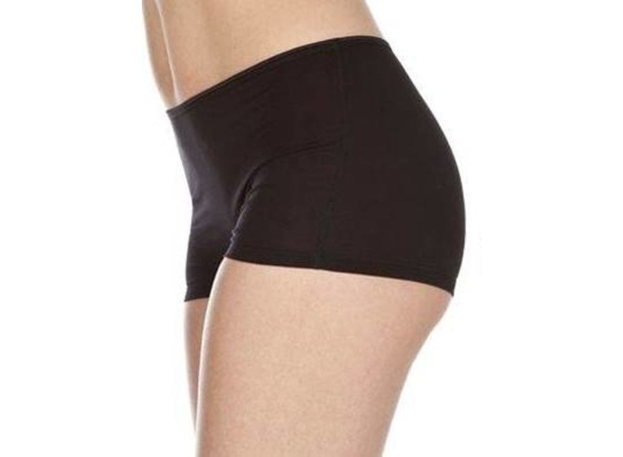  Incontinence Underwear Womens Active Brief(Black) with  Super-Absorbent (14 Oz) White Bamboo Charcoal Pad(Small) : Health &  Household
