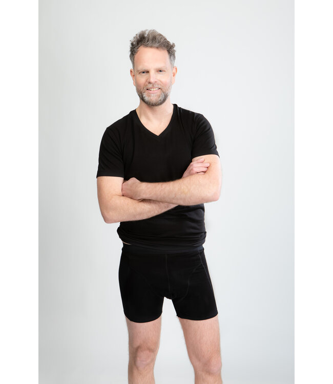 Swaens Bamboo Underwear Boxer Black - male - set of 5