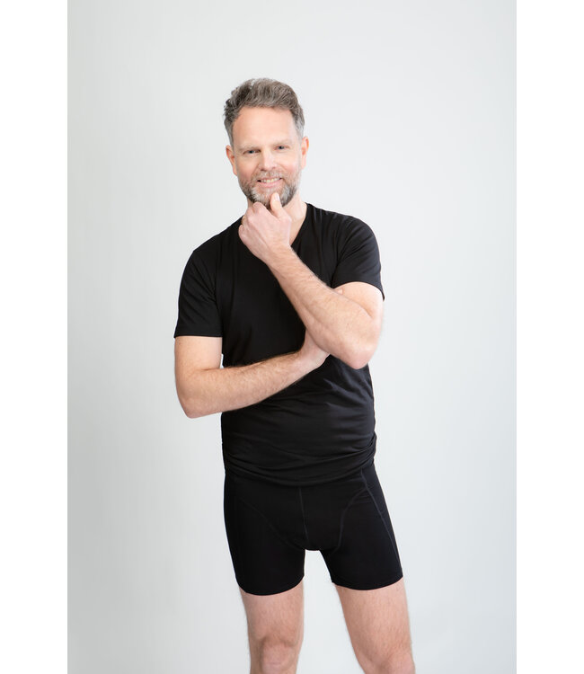 Swaens Bamboo Underwear Boxer Black - Male