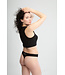 Swaens Bamboo Underwear Thong Black - set of 3