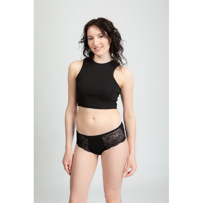 Swaens Bamboo Underwear Midi Black