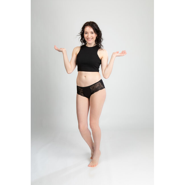 Swaens Bamboo Underwear Midi Zwart - set van 3