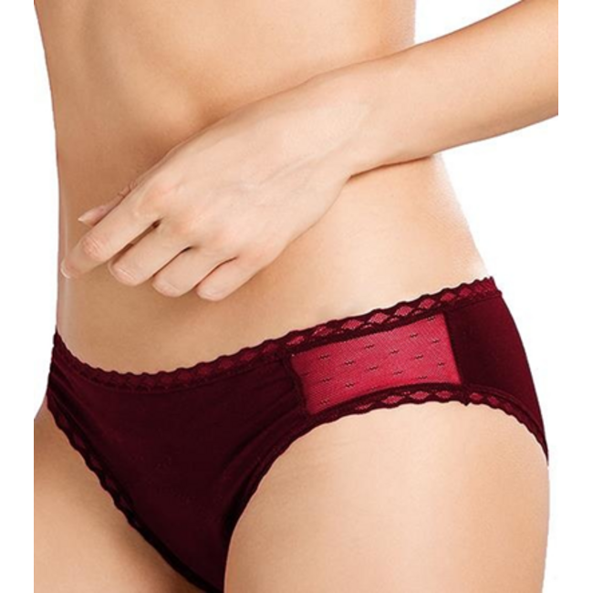 Swaens Bamboo Underwear Maxi  - wijnrood  - 3 stuks