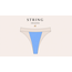 Swaens Bamboo Underwear String Rood